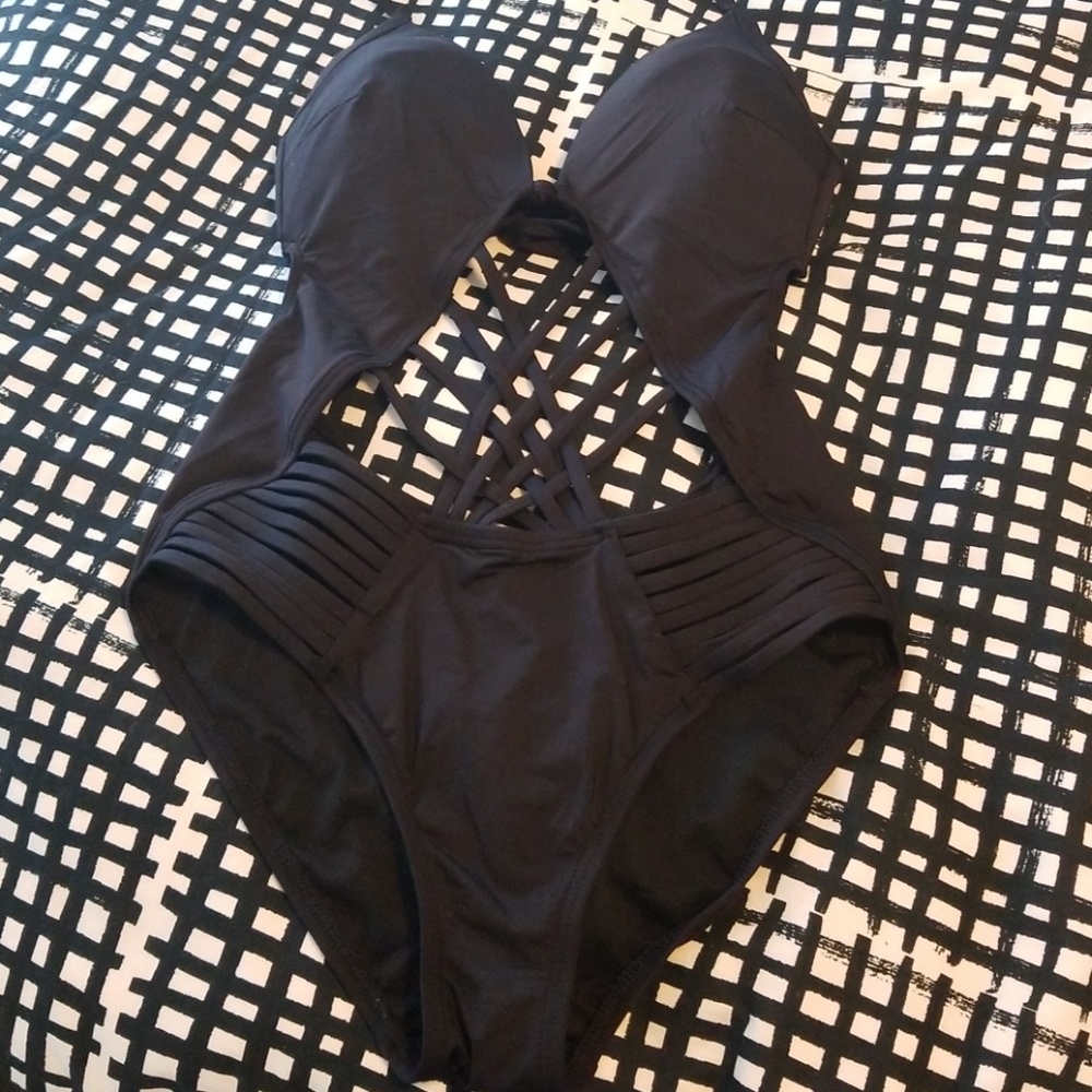 Black one piece